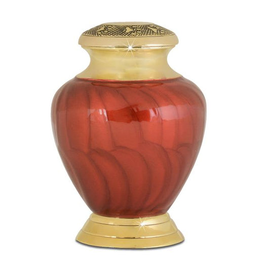 Strong Love Brass Pet Urn